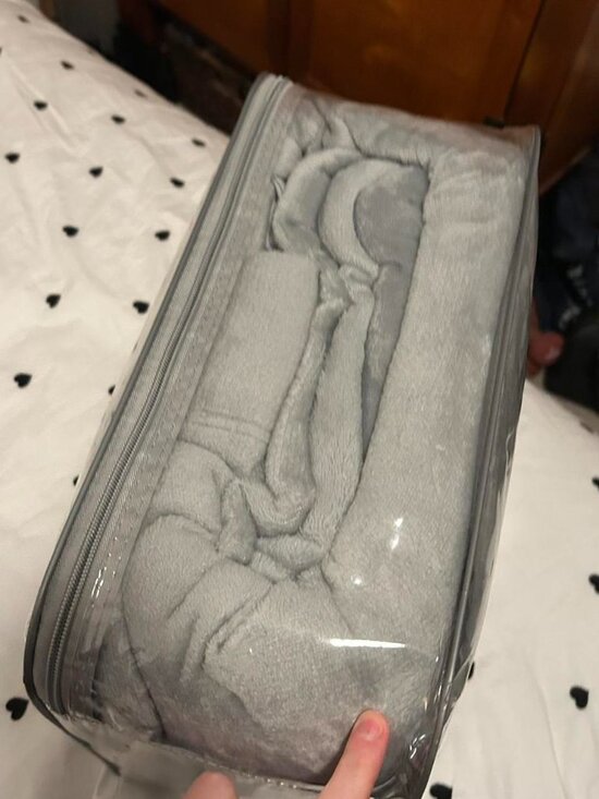 New Huntington Home Grey Velvet Plush Queen Sheet Set - Picture 4 of 4